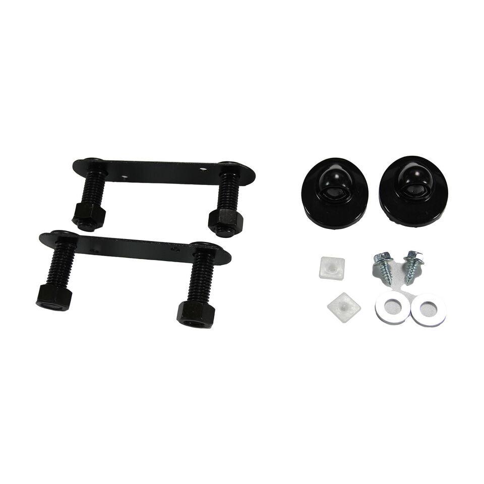 Black - Complete Rear Steel Bumper For 2009-2014 Ford F-150 F150 w/o Park Aid - trucfri