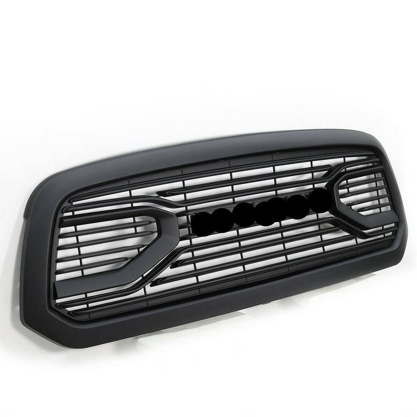 Front Grille For 2009 2010 2011 2012 Dodge RAM 1500 Grille Repalcement W/ Letters | Matte Black - trucfri