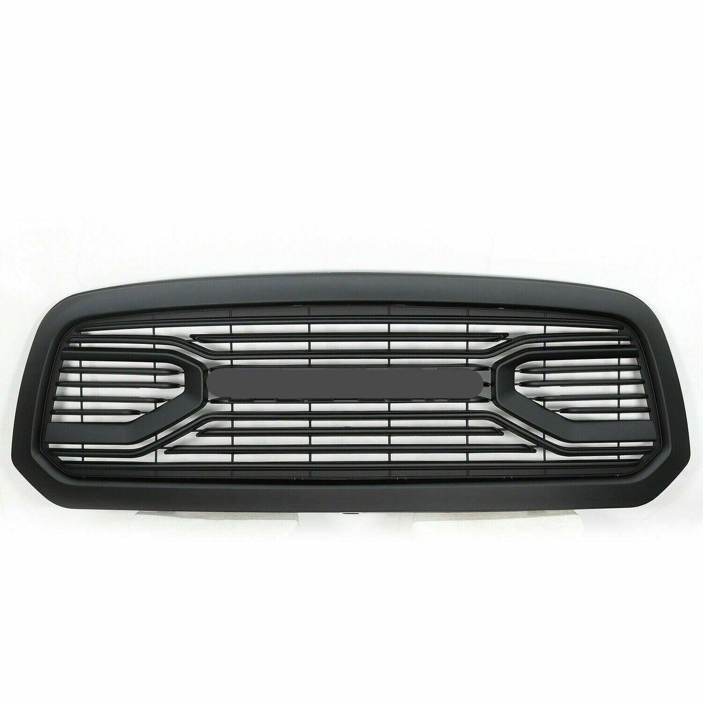 Front Grille For 2013 2014 2015 2016 2017 2018 Dodge RAM 1500 Aftermarket Grille W/ Letters | Matte Black - trucfri