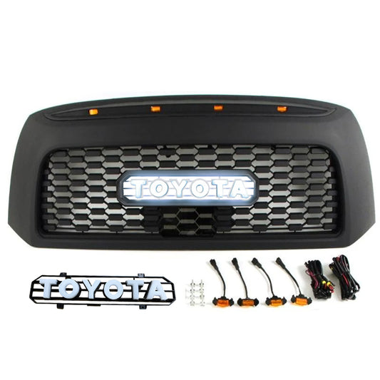 Led Illuminated Letters | Grille for toyota tundra 2007 2008 2009 2010 2011 2012 2013 2nd gen tundra trd pro grill