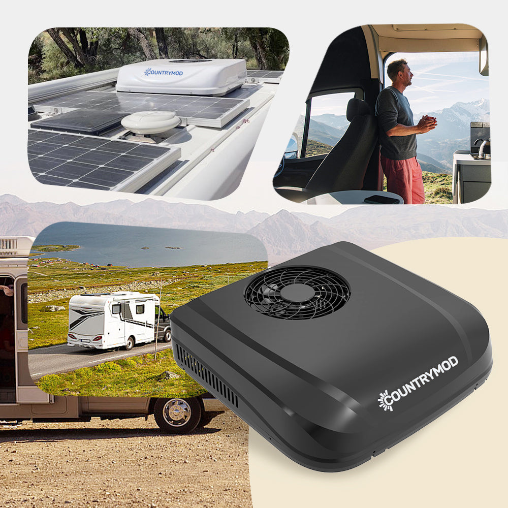 12V RV Air Conditioner – 10,000 BTU | 24V Fast Cooling for Campers, Trucks & Vans | Energy-Efficient & Quiet