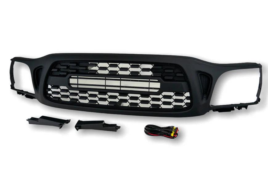 Front Grille For 1st Gen 2001 2002 2003 2004 Tacoma Trd Pro Grill With LED Lights & Letters - trucfri