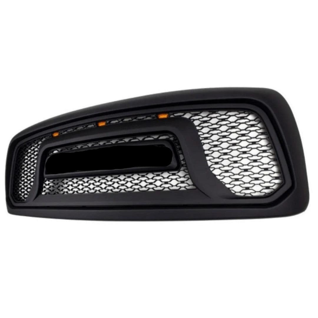 Front Grille For 2002 2003 2004 2005 Dodge RAM 1500 Rebel Grille W/ Letters | Matte Black - trucfri