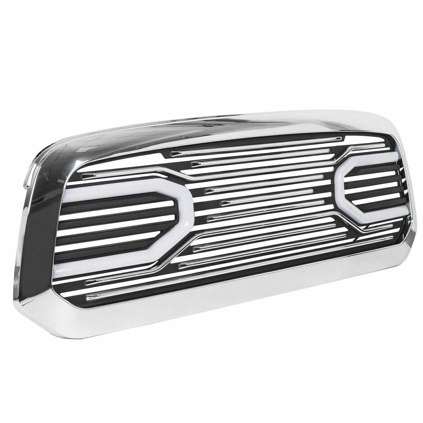 Grille For 2013 2014 2015 2016 2017 2018 RAM 1500 Chrome Grill W/ Letters - trucfri