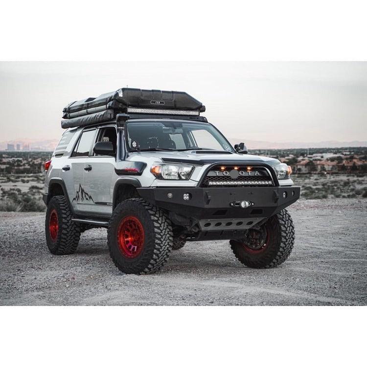 Grille for 5th gen 2010 2011 2012 2013 4runner trd pro grille with led lights Matte Black - trucfri