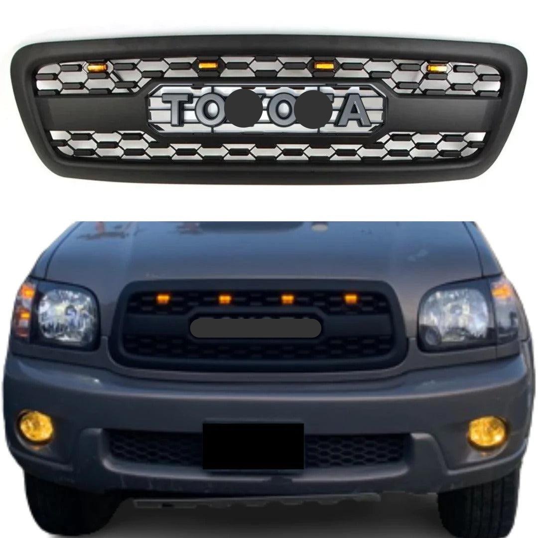 Grille for Toyota Sequoia 2001 2002 2003 2004 Trd Pro Grille Replacement With Letters - trucfri