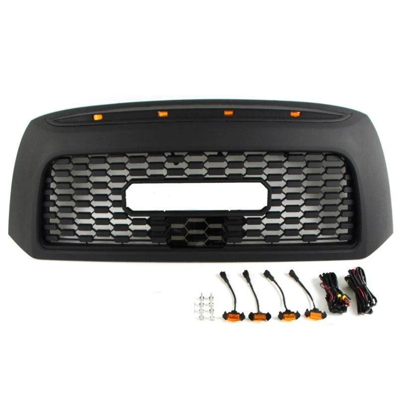 Grille for toyota tundra 2007 2008 2009 2010 2011 2012 2013 2nd gen tundra trd pro grill W / letters & lights - trucfri