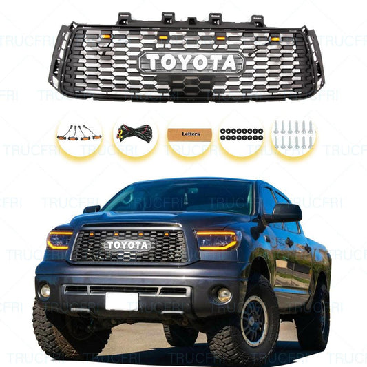 Grille for toyota tundra 2010 2011 2012 2013 2nd gen tundra trd pro grill | Led Illuminated Letters - trucfri