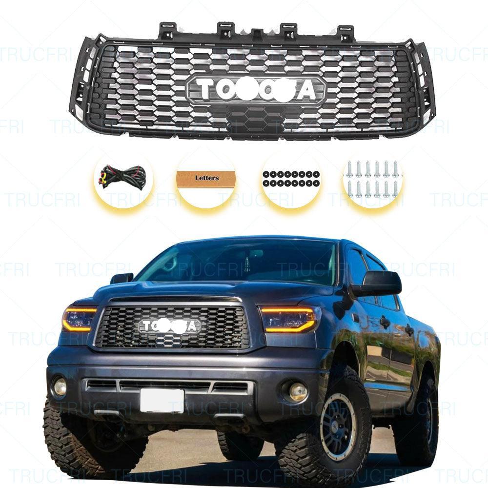 Grille for toyota tundra 2010 2011 2012 2013 2nd gen tundra trd pro grill | Led Illuminated Letters - trucfri