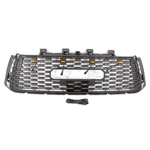 thumbnail image 2 of Matte Black Front Grille With 3 LED Lights For 2010-2013 Tundra TRD PRO 2 of 2