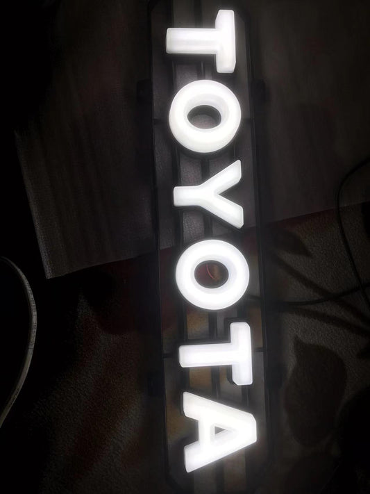 Led Illuminated Letters For Tundra 4Runner Tacoma Sequoia Trd Pro Grill - trucfri