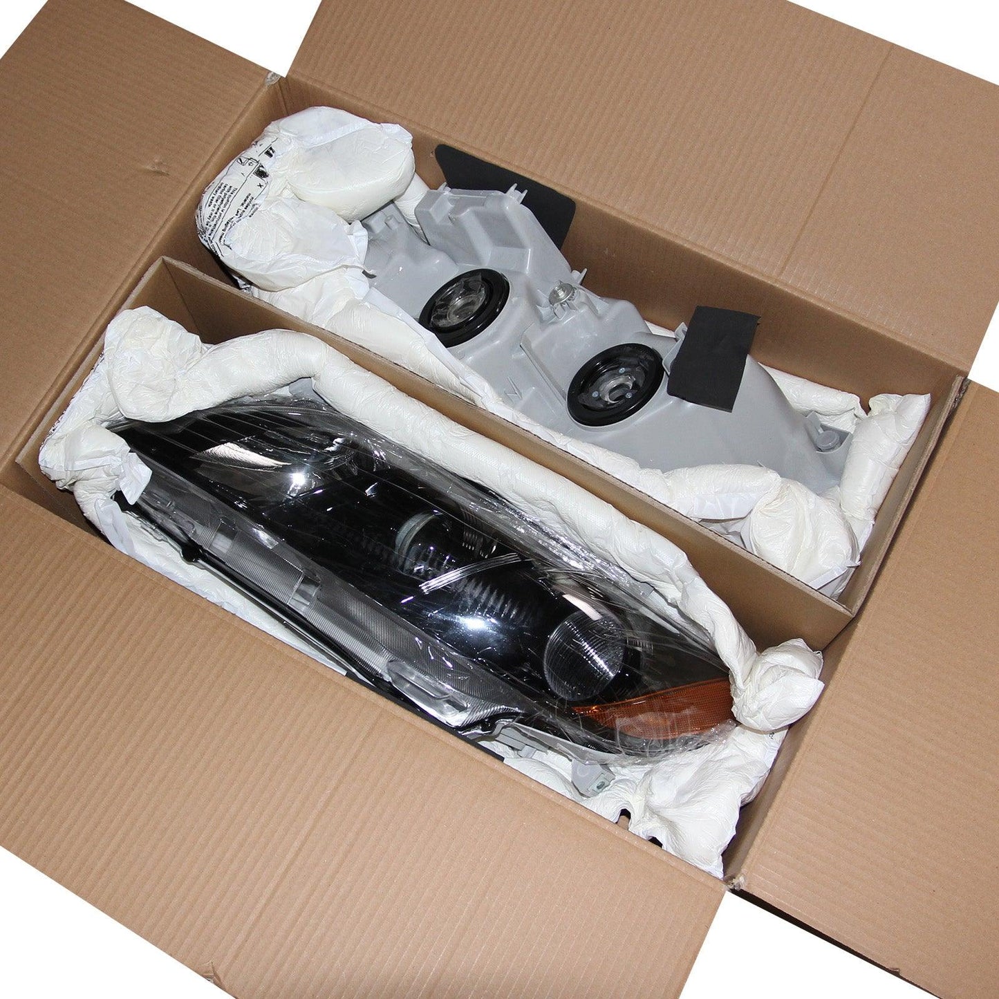 For Toyota Camry 2007 2008 2009 Halogen Black Headlight Set Left+Right - trucfri