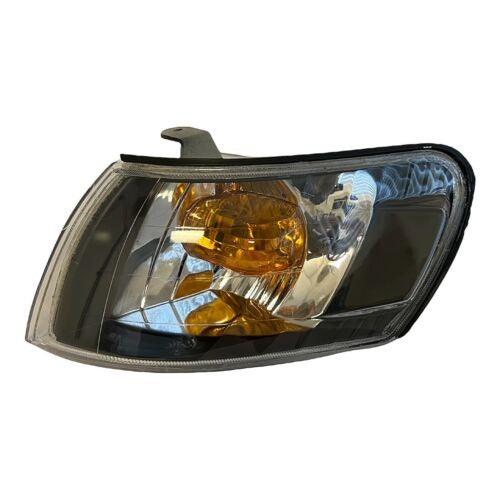 For Toyota Corolla 1993 -1997 JDM Black Headlights Glass Crystal Lens Lamps LH RH - trucfri