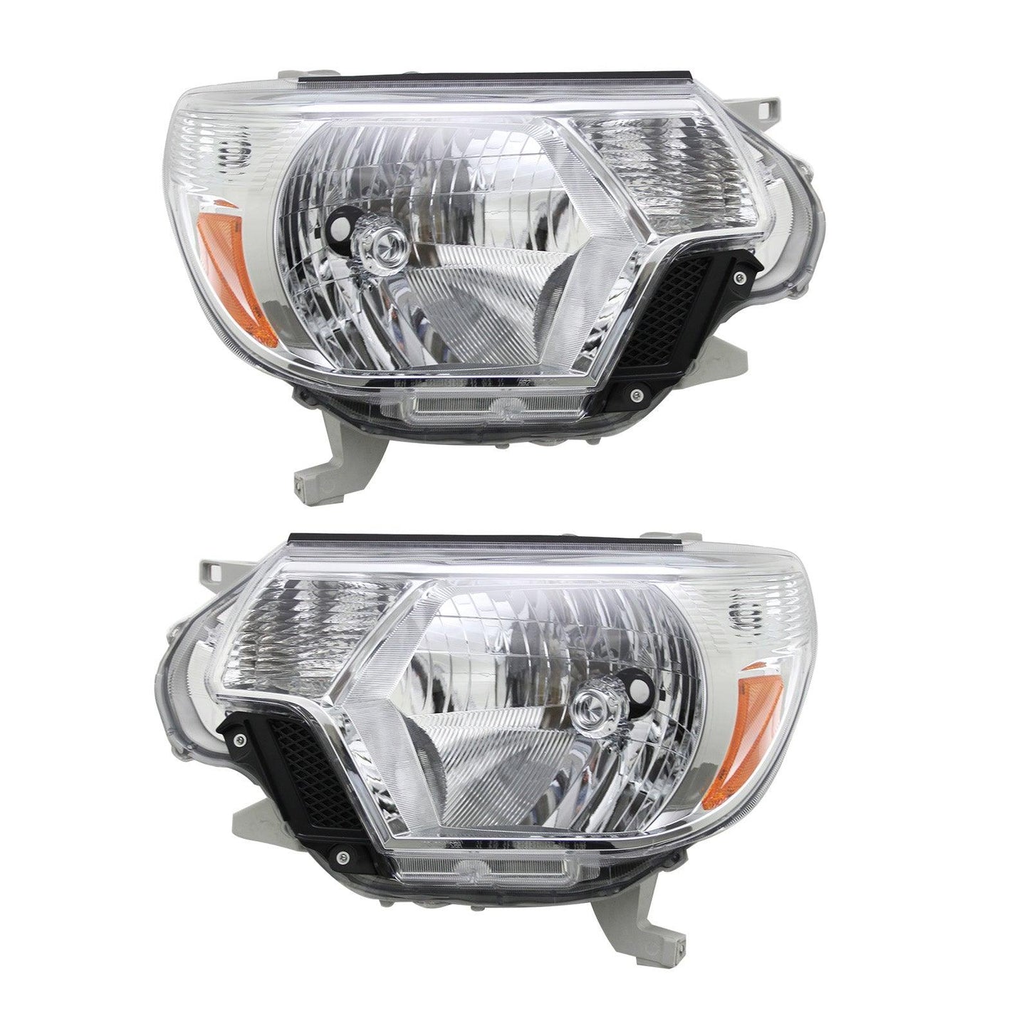 For Toyota Tacoma 2012 2013 2014 201 Chrome Headlight Set Left+Right - trucfri