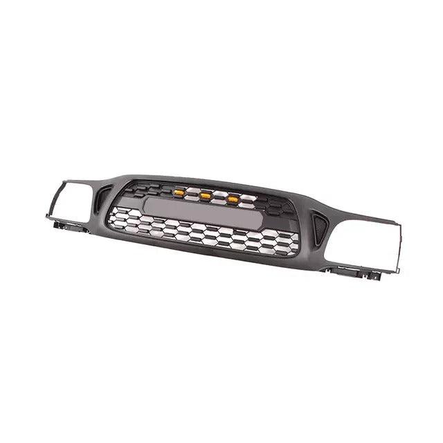 Front Grille for 2001 2002 2003 2004 Toyota Tacoma Trd Pro Grill Replacement With Raptor Lights & Letters - trucfri