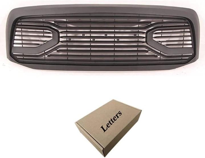 Front Grille For 2006 2007 2008 Dodge RAM 1500 Grille W/ Letters | Matte Black - trucfri