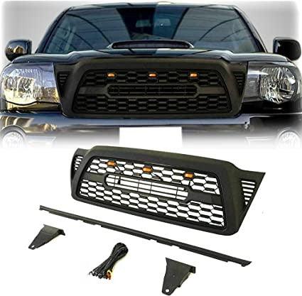 Grille for 2005 2006 2007 2008 2009 2010 2011 Toyota Tacoma Trd Grill Matte Black With letters - trucfri