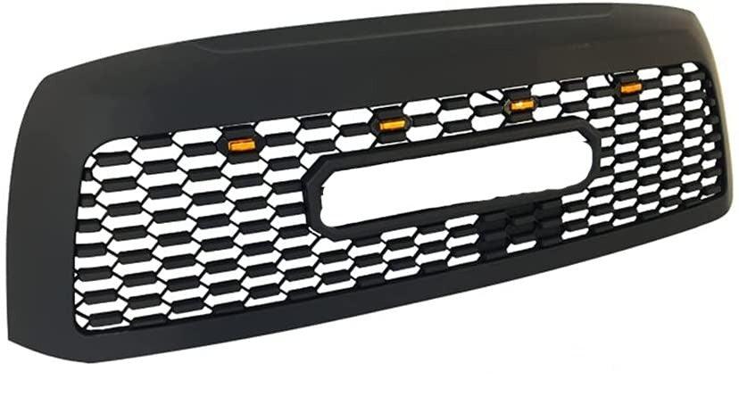 Grille for 2010 2011 2012 2013 2014 2015 2016 2017 2018 Toyota Sequoia Trd Pro Grill W/Letters Matte Black - trucfri